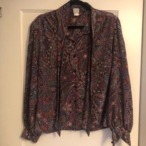 🌸🌸Paisley print blouse